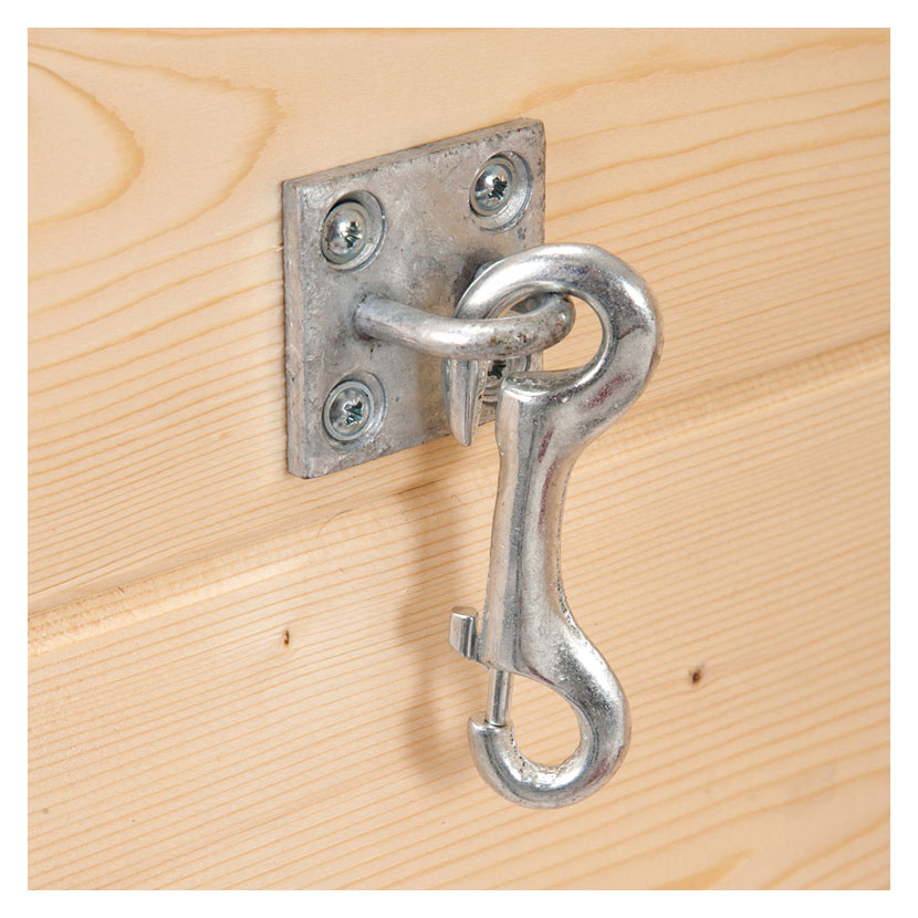 Trigger Hook on Wall Plate - Horse-Supplies.co.uk