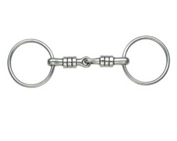 Cherry Roller Loose Ring Snaffle Bit 5.0" ONLY (Shires)