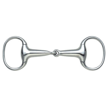 Eggbutt Hollow Mouth Snaffle Bit 6" ONLY (Shires)