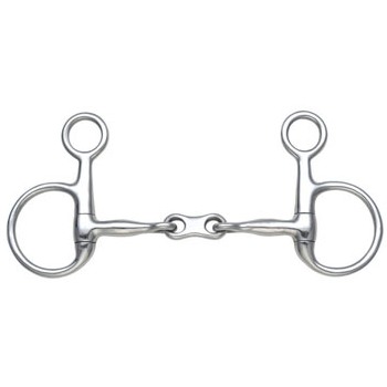 Hanging Cheek French Link Snaffle Bit (Cottage Craft)