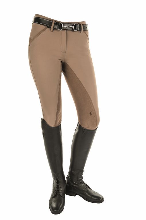 HKM Ladies Breeches - Champagne Funtion with 3/4 Seat