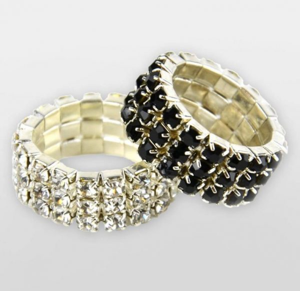 Lincoln Diamante Plaiting Bands