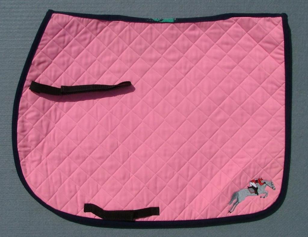 NuuMed GP Saddlepad with Embroidery - Pink Full