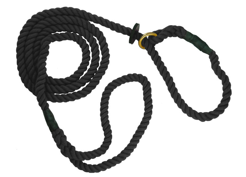 Outhwaites Gun Dog Rope Slip Lead 8mm Dia 180cm Long