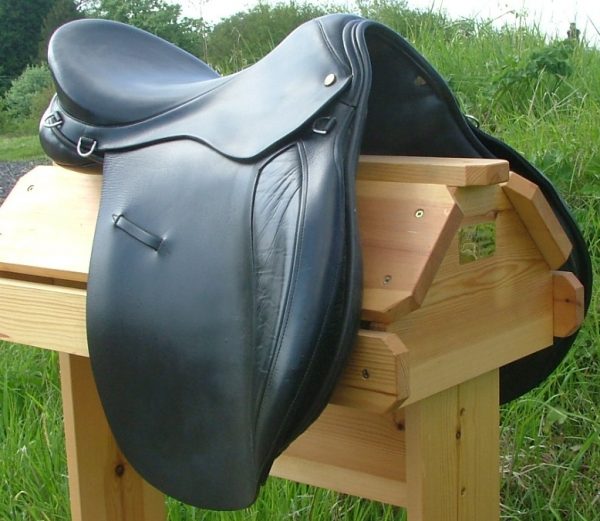 Second Hand GP Saddle Black Leather 17.5"' Narrow - Image 3