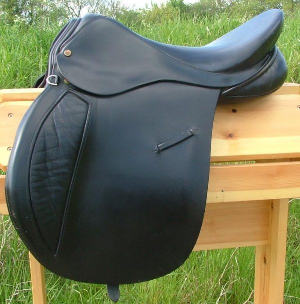 Second Hand GP Saddle Black Leather 17.5"' Narrow