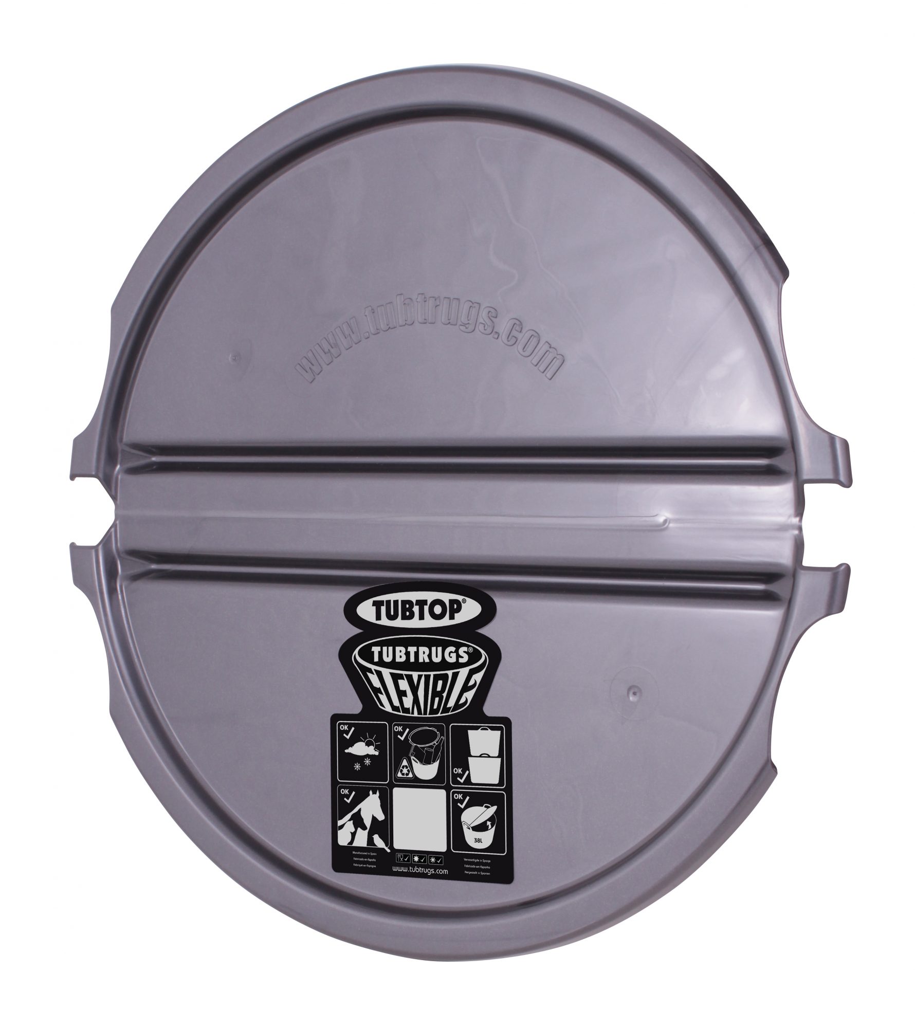 Tubtrugs® TubTop Large Cover - Graphite