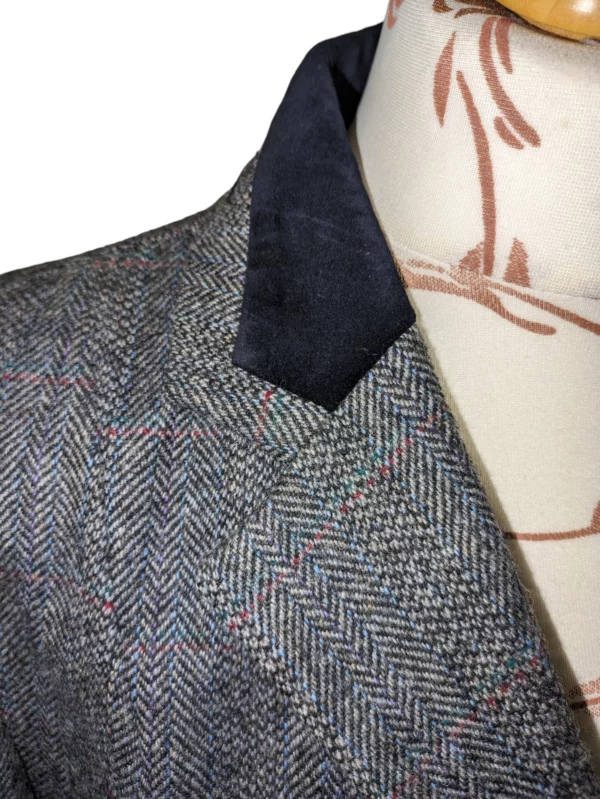 Pytchley Ladies Bramham Tweed Jacket (Half Trim) 38" - Image 4